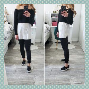 Zara Off-The-Shoulder‎ Tunic